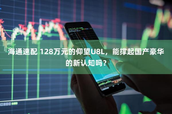 海通速配 128万元的仰望U8L,能撑起国产豪华的新认知吗?